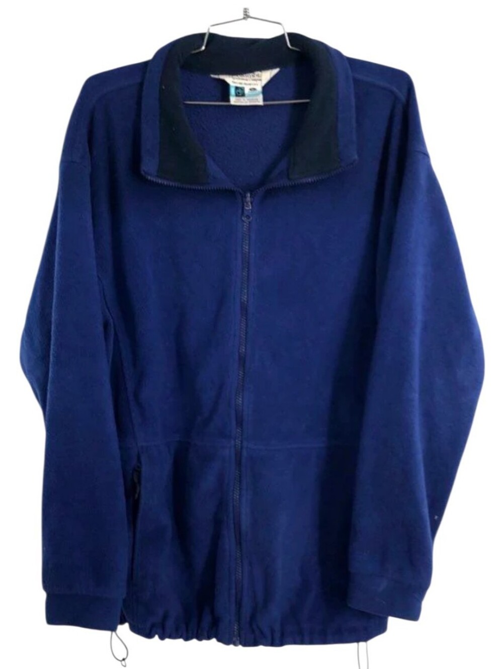 Vintage Columbia Interchange Fleece Jacket Women’s XL Blue Full Zip 90s Y2K